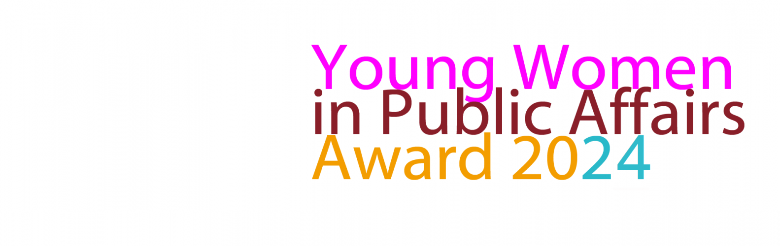 Young Women in Public Affairs Award 2024