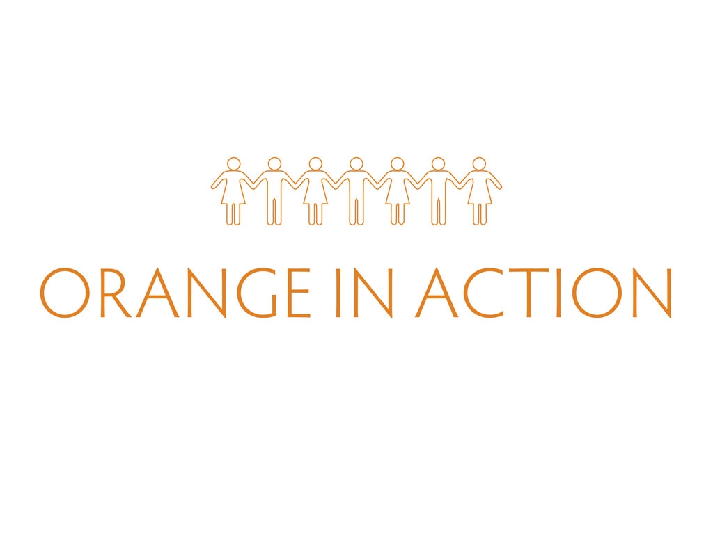 Zonta: Orange in action